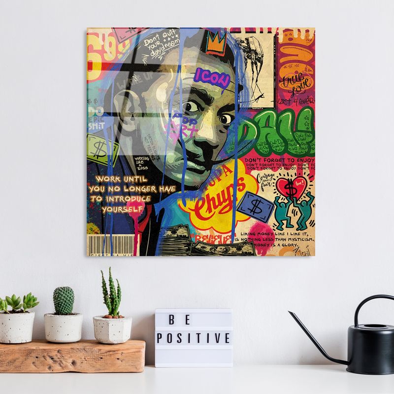 Casa si Gradina - Decoratiuni - Tablouri - Tablou decorativ, Wallxpert, sticla temperata, multicolor, 50x50 cm, 123BZM2310 - Infinity.ro