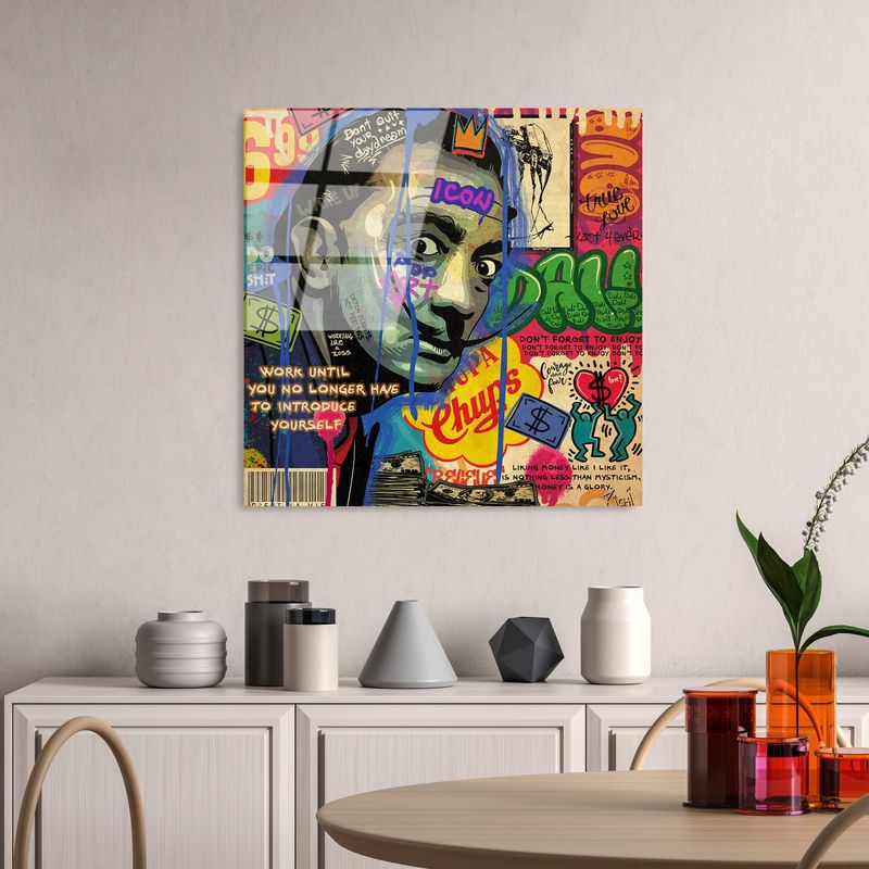 Casa si Gradina - Decoratiuni - Tablouri - Tablou decorativ, Wallxpert, sticla temperata, multicolor, 50x50 cm, 123BZM2310 - Infinity.ro