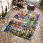 Casa si Gradina - Textile si covoare - Covoare - Covorase intrare - Covoras de hol, Conceptum Hypnose, multicolor, 80x300 cm, 100% poliester, antiderapant, 593HFT1504 - Infinity.ro