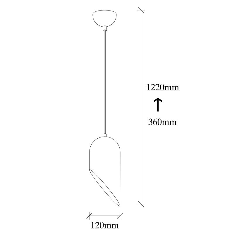 Casa si Gradina - Corpuri si surse de iluminat - Lustre si pendule - Candelabru, Opviq, metal, negru auriu, 12x121 cm - Infinity.ro