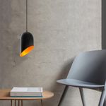 Casa si Gradina - Corpuri si surse de iluminat - Lustre si pendule - Candelabru, Opviq, metal, negru auriu, 12x121 cm - Infinity.ro