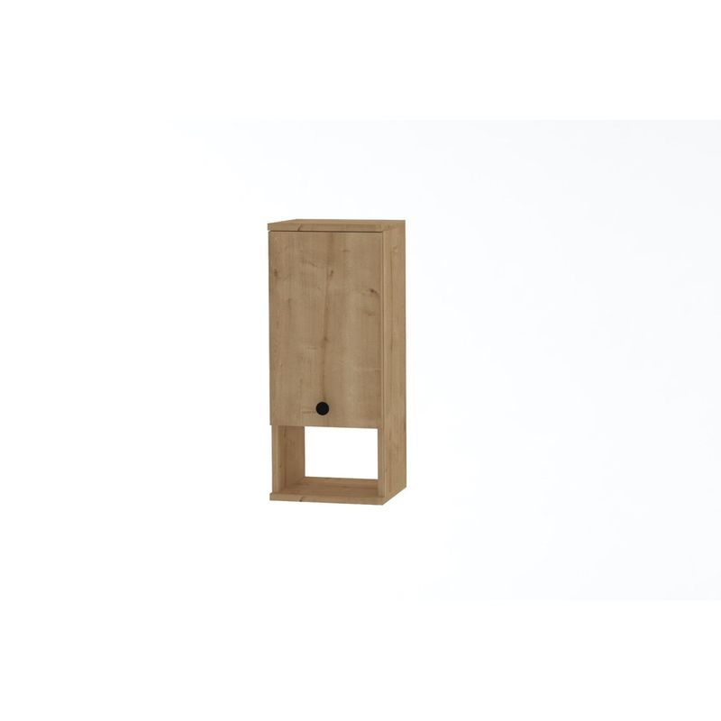 Casa si Gradina - Mobilier - Mobilier baie - Corpuri baie - Dulap de baie, Hanah Home, panou de particule cu melamina, safir, 30x21.8x71 cm - Infinity.ro