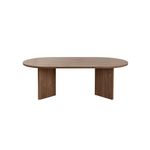 Casa si Gradina - Mobilier - Mese si birouri - Masute de cafea - Masuta de cafea, Hanah Home, pal melaminat, nuc, 119x60x40 cm - Infinity.ro