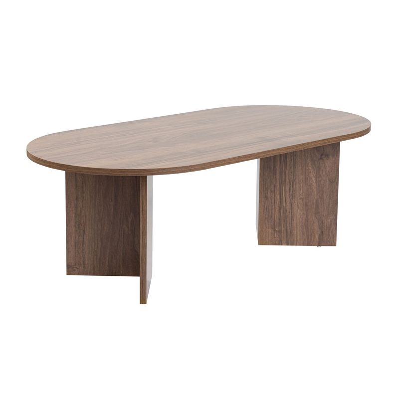 Casa si Gradina - Mobilier - Mese si birouri - Masute de cafea - Masuta de cafea, Hanah Home, pal melaminat, nuc, 119x60x40 cm - Infinity.ro