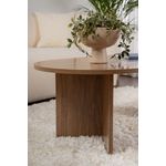Casa si Gradina - Mobilier - Mese si birouri - Masute de cafea - Masuta de cafea, Hanah Home, pal melaminat, nuc, 119x60x40 cm - Infinity.ro