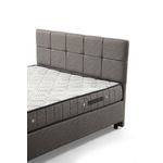 Casa si Gradina - Mobilier - Paturi si accesorii - Paturi - Set pat o persoana, Hanah Home, pal melaminat, gri deschis, 90x190 cm - Infinity.ro