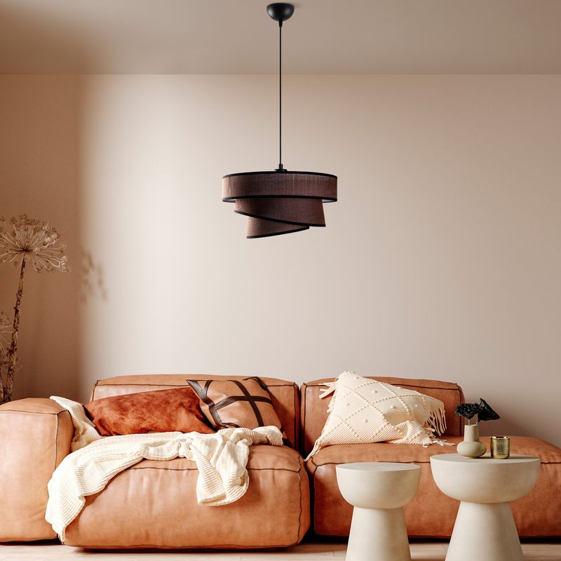 Casa si Gradina - Corpuri si surse de iluminat - Lustre si pendule - Candelabru, Opviq, metal, maro inchis, inaltime reglabila, 30-120 cm, 942FLG1673 - Infinity.ro