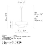 Casa si Gradina - Corpuri si surse de iluminat - Lustre si pendule - Candelabru, Opviq, metal, maro inchis, inaltime reglabila, 30-120 cm, 942FLG1673 - Infinity.ro
