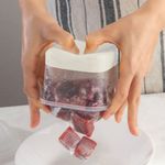 Casa si Gradina - Bucatarie si vesela - Organizare si depozitare bucatarie - Cutii alimentare - Set organizator frigider, Hermia, plastic, gri, 14 piese - Infinity.ro