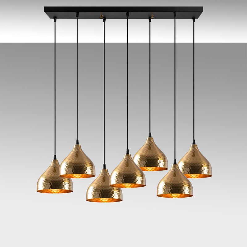 Casa si Gradina - Corpuri si surse de iluminat - Lustre si pendule - Lustra, Opviq, metal, vintage, 88x40 cm, inaltime reglabila - Infinity.ro