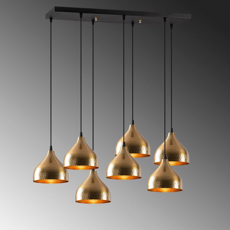 Casa si Gradina - Corpuri si surse de iluminat - Lustre si pendule - Lustra, Opviq, metal, vintage, 88x40 cm, inaltime reglabila - Infinity.ro