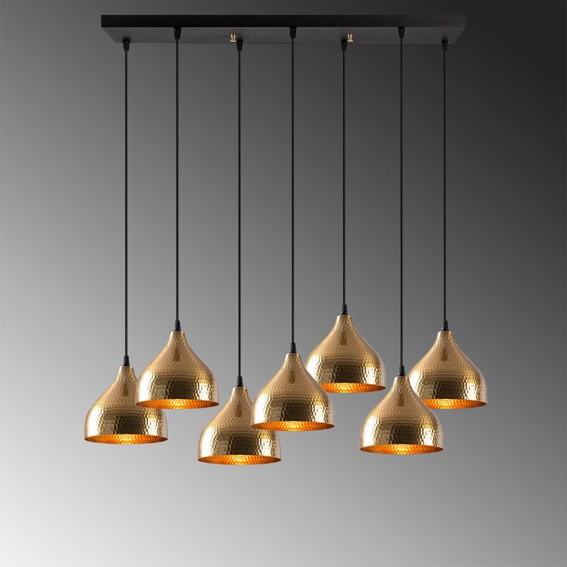 Casa si Gradina - Corpuri si surse de iluminat - Lustre si pendule - Lustra, Opviq, metal, vintage, 88x40 cm, inaltime reglabila - Infinity.ro