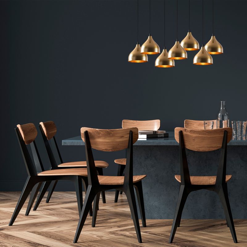 Casa si Gradina - Corpuri si surse de iluminat - Lustre si pendule - Lustra, Opviq, metal, vintage, 88x40 cm, inaltime reglabila - Infinity.ro
