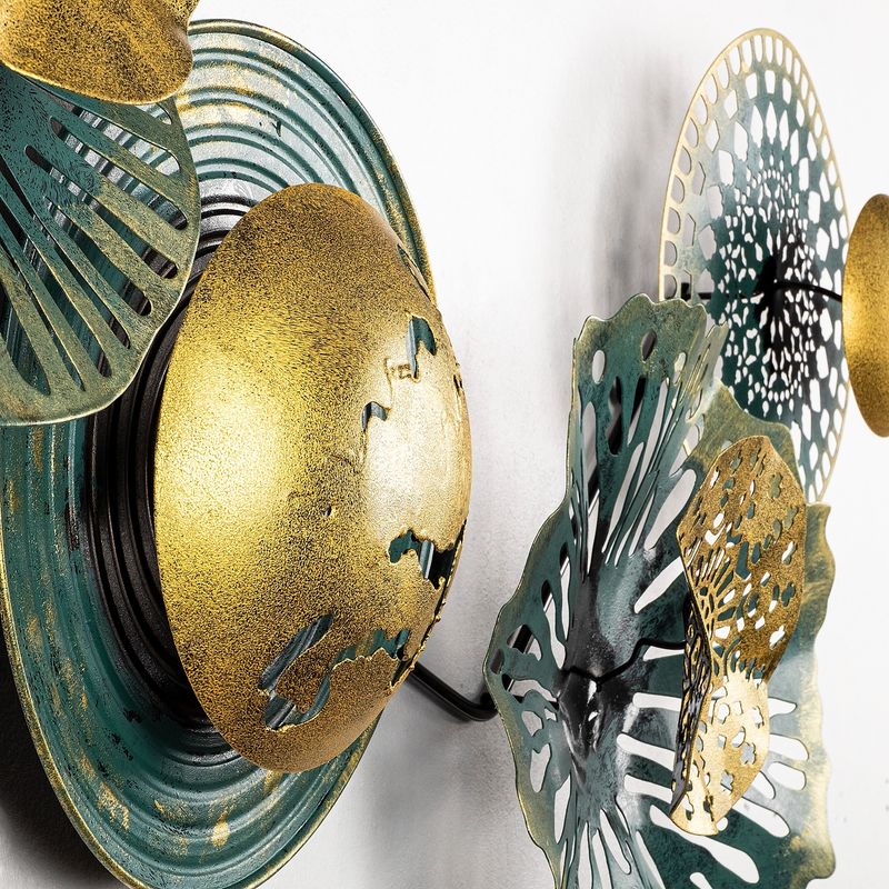 Casa si Gradina - Decoratiuni - Decoratiuni perete - Accesoriu decorativ de perete, Wallxpert, metal, multicolor, 100x50 cm - Infinity.ro