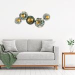 Casa si Gradina - Decoratiuni - Decoratiuni perete - Accesoriu decorativ de perete, Wallxpert, metal, multicolor, 100x50 cm - Infinity.ro