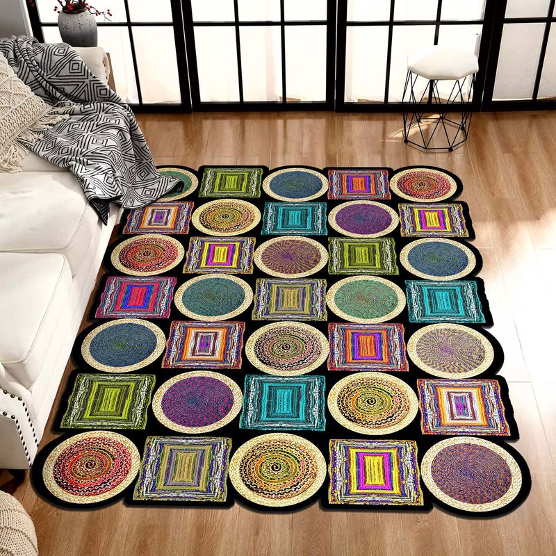 Casa si Gradina - Textile si covoare - Covoare - Covoare casa - Covor, Conceptum Hypnose, multicolor, 60x100 cm, 100% poliester, antiderapant, 476HFT1994 - Infinity.ro