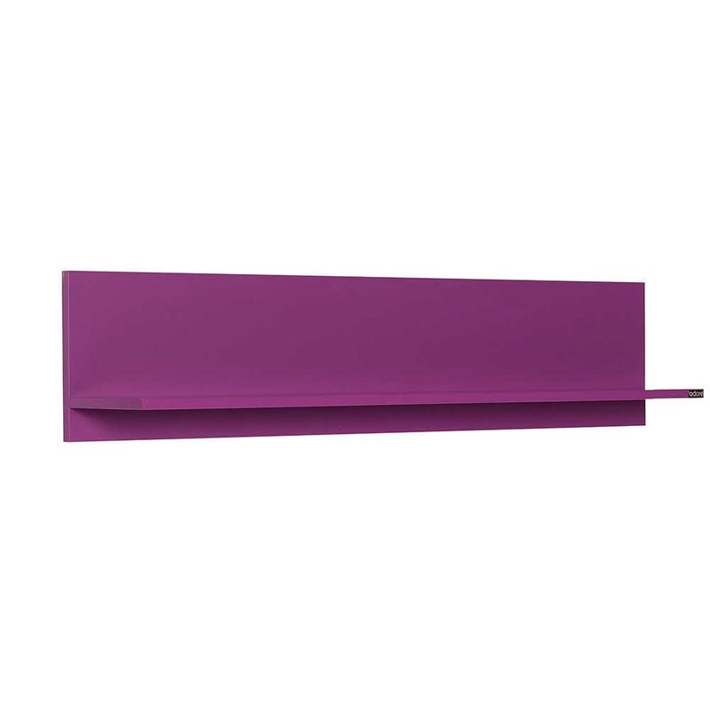 Casa si Gradina - Mobilier - Biblioteci si rafturi - Rafturi - Raft de perete, Hanah Home, pal melaminat, mov, 120x25x20 cm - Infinity.ro