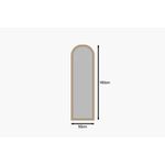 Casa si Gradina - Decoratiuni - Oglinzi - Oglinda, Hanah Home, mdf, nisip, 50x160x2.2 cm, 116SAM1188 - Infinity.ro