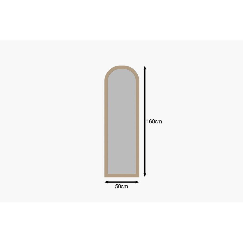 Casa si Gradina - Decoratiuni - Oglinzi - Oglinda, Hanah Home, mdf, nisip, 50x160x2.2 cm, 116SAM1188 - Infinity.ro