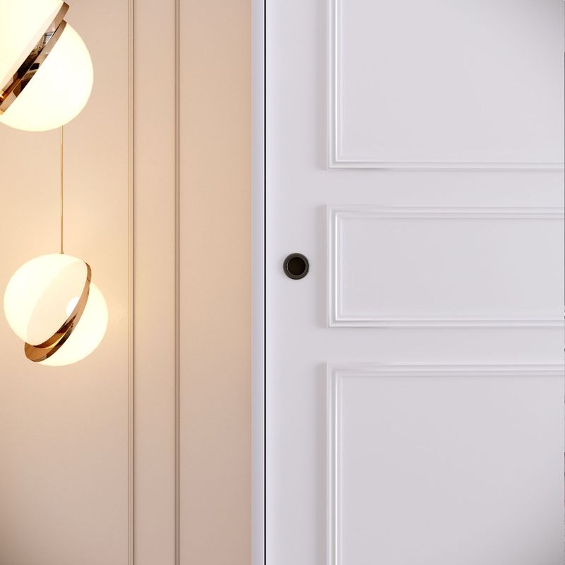 Casa si Gradina - Mobilier - Dulapuri si sifoniere - Sifoniere - Sifonier, Hanah Home, pal melaminat, alb, 190x57x200 cm - Infinity.ro