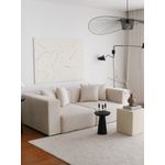 Casa si Gradina - Mobilier - Canapele si coltare - Canapele - Canapea 3 locuri, Atelier Del Sofa, catifea, alb, 222x110x89 cm - Infinity.ro