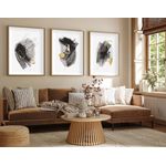 Casa si Gradina - Decoratiuni - Tablouri - Tablou decorativ inramat, Wallxpert, mdf si lemn masiv, multicolor, 50x70 cm, set 3 piese, 693BSE1514 - Infinity.ro