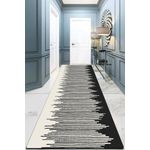 Casa si Gradina - Textile si covoare - Covoare - Covoare casa - Covor de hol, Conceptum Hypnose, multicolor, 80x300 cm, 100% poliester, antiderapant, lavabil la masina, 908CHL2641 - Infinity.ro
