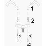 Casa si Gradina - Corpuri si surse de iluminat - Lustre si pendule - Candelabru, Opviq, fier, negru alb, 74x103 cm - Infinity.ro