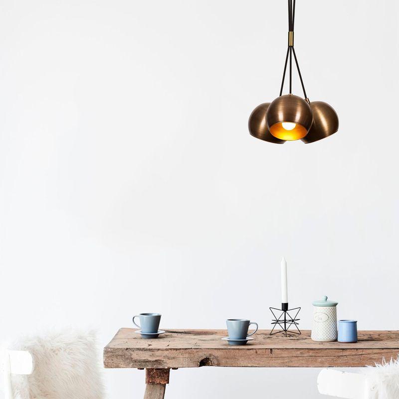 Casa si Gradina - Corpuri si surse de iluminat - Lustre si pendule - Candelabru, Opviq, metal, vintage, diametru 30 cm, inaltime reglabila - Infinity.ro