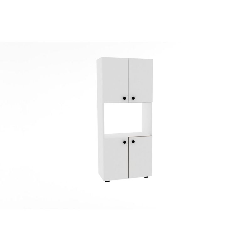 Casa si Gradina - Mobilier - Comode si corpuri - Corpuri bucatarie - Dulap de bucatarie, Hanah Home, panou de particule melaminat, alb, 60x31.4x140 cm - Infinity.ro