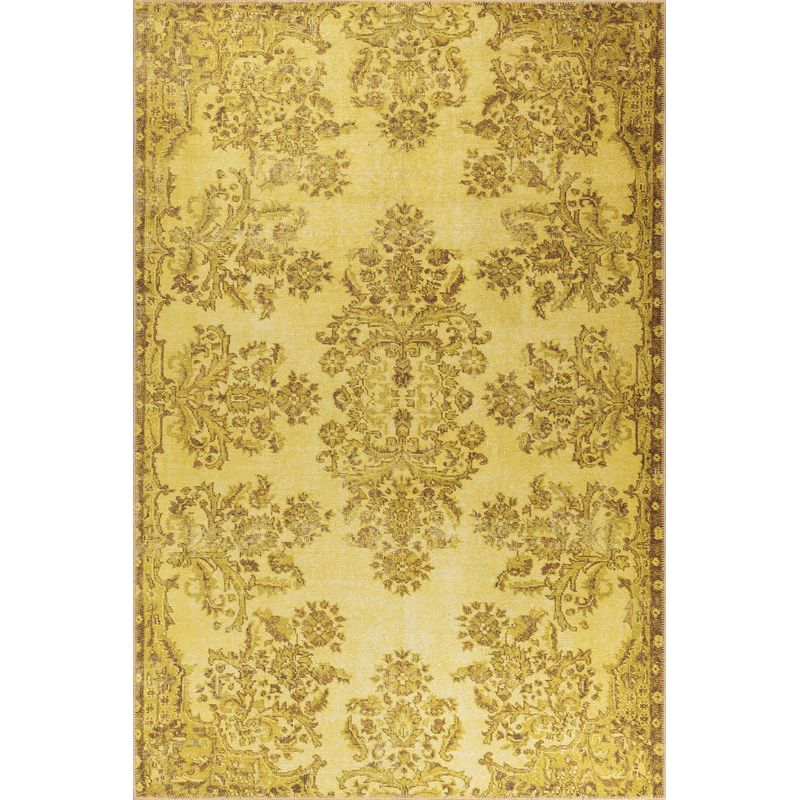 Casa si Gradina - Textile si covoare - Covoare - Covoare casa - Covor, Conceptum Hypnose, galben, 75x230 cm, 100% poliester - Infinity.ro