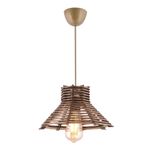 Casa si Gradina - Corpuri si surse de iluminat - Lustre si pendule - Candelabru, Opviq, lemn, maro, 27x27x55 cm - Infinity.ro