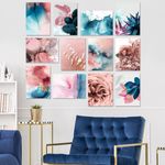 Casa si Gradina - Decoratiuni - Tablouri - Set tablouri decorative, Wallxpert, mdf, multicolor, 20x15 cm, 12 bucati, 364LUL1241 - Infinity.ro