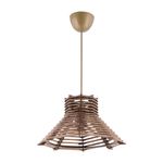 Casa si Gradina - Corpuri si surse de iluminat - Lustre si pendule - Candelabru, Opviq, lemn, maro, 27x27x55 cm - Infinity.ro