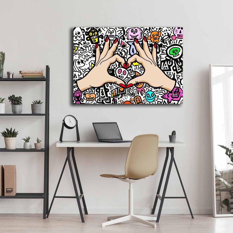 Casa si Gradina - Decoratiuni - Tablouri - Tablou decorativ, Wallxpert, panza, multicolor, 70x100 cm, 649THL1146 - Infinity.ro