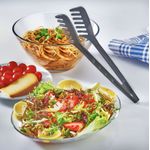 Casa si Gradina - Bucatarie si vesela - Ustensile bucatarie - Polonice, linguri si clesti de bucatarie - Cleste de bucatarie, Hermia, plastic, negru, 26x3 cm - Infinity.ro