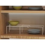 Casa si Gradina - Mobilier - Organizare si depozitare - Organizatoare pentru sertare si dulapuri - Organizator de bucatarie, Hermia, metal, alb, 735x210x135 mm - Infinity.ro