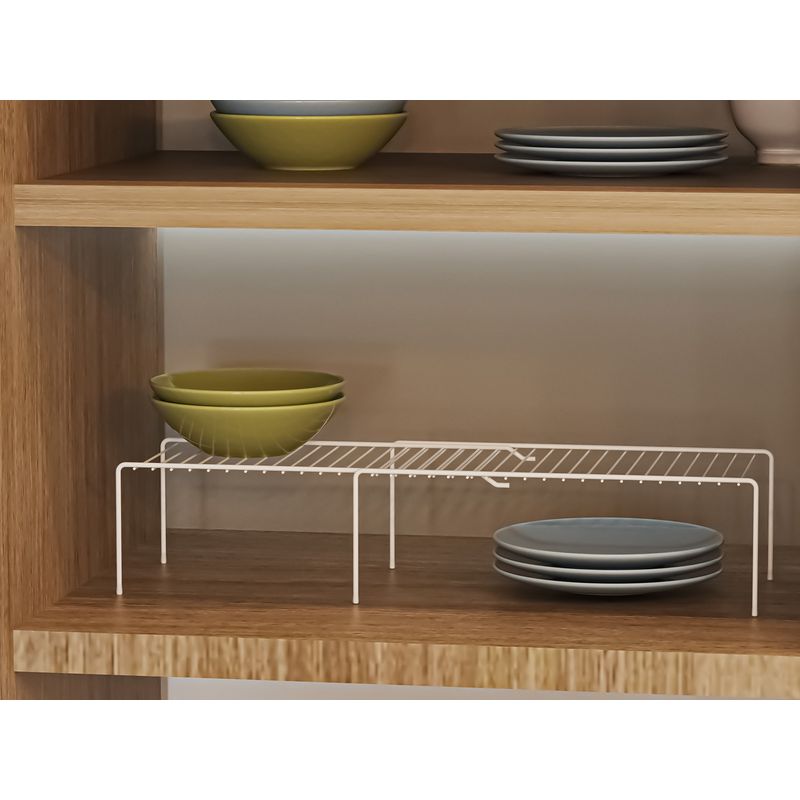 Casa si Gradina - Mobilier - Organizare si depozitare - Organizatoare pentru sertare si dulapuri - Organizator de bucatarie, Hermia, metal, alb, 735x210x135 mm - Infinity.ro