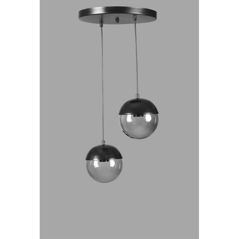Casa si Gradina - Corpuri si surse de iluminat - Lustre si pendule - Lustra, Opviq, metal, gri inchis, 70 cm, 941RTN1228 - Infinity.ro
