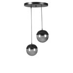 Casa si Gradina - Corpuri si surse de iluminat - Lustre si pendule - Lustra, Opviq, metal, gri inchis, 70 cm, 941RTN1228 - Infinity.ro