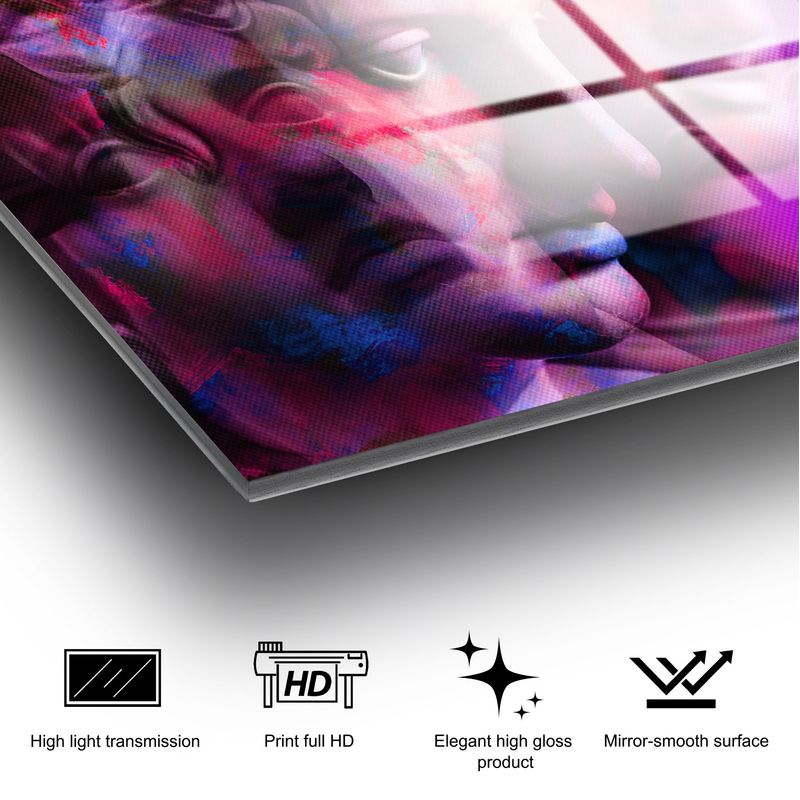 Casa si Gradina - Decoratiuni - Tablouri - Tablou decorativ, Wallxpert, sticla temperata, multicolor, 70x100 cm, 123BZM2255 - Infinity.ro