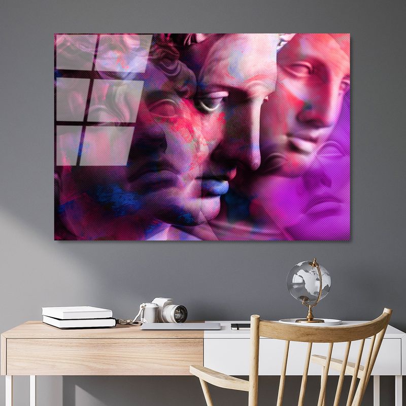 Casa si Gradina - Decoratiuni - Tablouri - Tablou decorativ, Wallxpert, sticla temperata, multicolor, 70x100 cm, 123BZM2255 - Infinity.ro