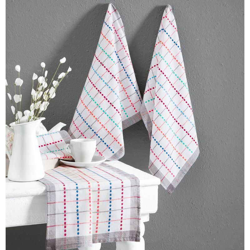 Casa si Gradina - Textile si covoare - Textile baie - Prosoape - Set prosoape de maini, Hermia, multicolor, 45x65 cm, 100% bumbac, 4 bucati - Infinity.ro