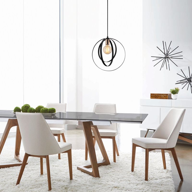 Casa si Gradina - Corpuri si surse de iluminat - Lustre si pendule - Candelabru, Opviq, metal, negru, diametru 35 cm, inaltime 131 cm - Infinity.ro