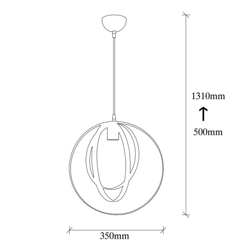 Casa si Gradina - Corpuri si surse de iluminat - Lustre si pendule - Candelabru, Opviq, metal, negru, diametru 35 cm, inaltime 131 cm - Infinity.ro