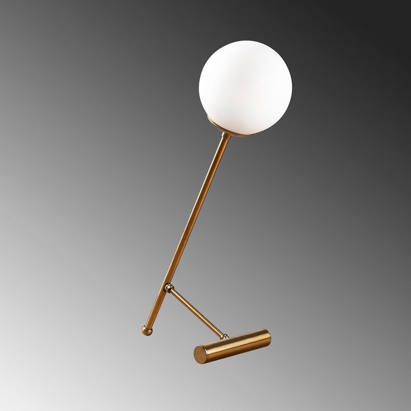 Casa si Gradina - Corpuri si surse de iluminat - Veioze si lampi - Veioze - Veioza, Opviq, metal, alb vintage, 30x30x51 cm - Infinity.ro