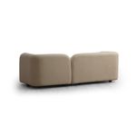 Casa si Gradina - Mobilier - Canapele si coltare - Canapele - Canapea 3 locuri, Hanah Home, material textil crem, 228x90x74 cm - Infinity.ro