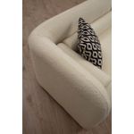 Casa si Gradina - Mobilier - Canapele si coltare - Canapele - Canapea 3 locuri, Hanah Home, material textil crem, 228x90x74 cm - Infinity.ro