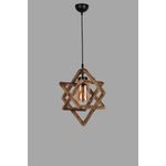 Casa si Gradina - Corpuri si surse de iluminat - Lustre si pendule - Lustra, Opviq, lemn, maro, diametru 43 cm, inaltime 80 cm - Infinity.ro