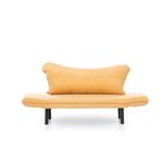 Casa si Gradina - Mobilier - Canapele si coltare - Canapele - Canapea extensibila, Atelier Del Sofa, poliester cu bumbac, mustar, 150x75x70 cm - Infinity.ro